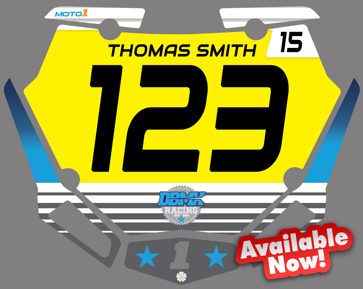 Doncaster BMX Club 2023 plate design