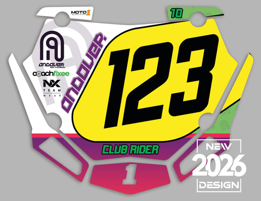 Andover BMX Club - Official Plate 2026