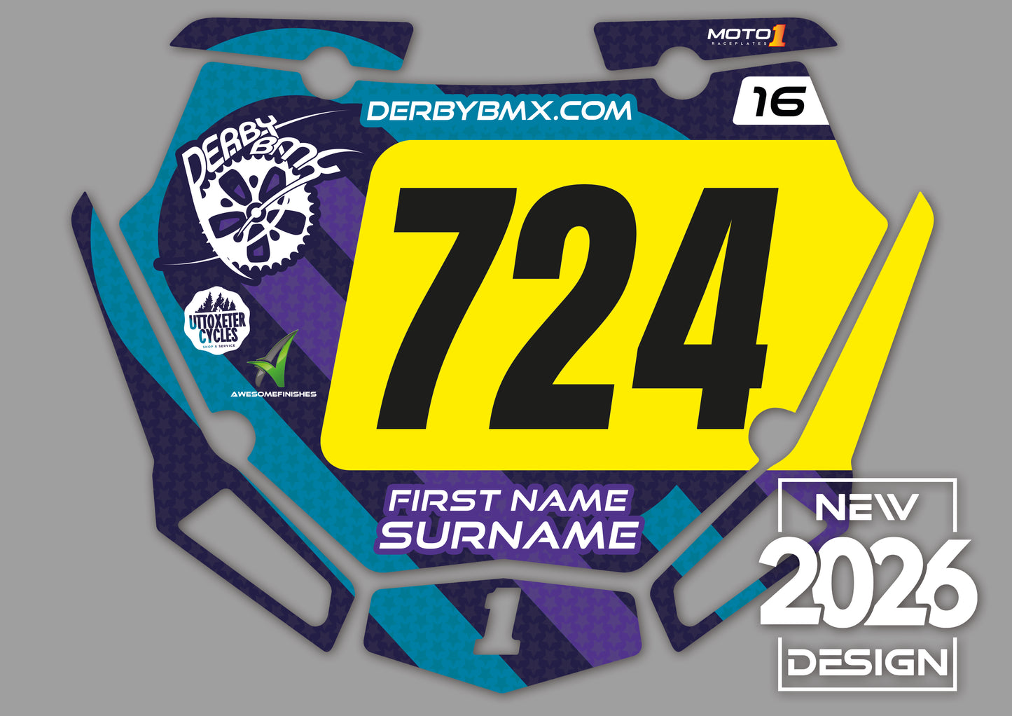 Derby BMX Club - Official Plate 2026