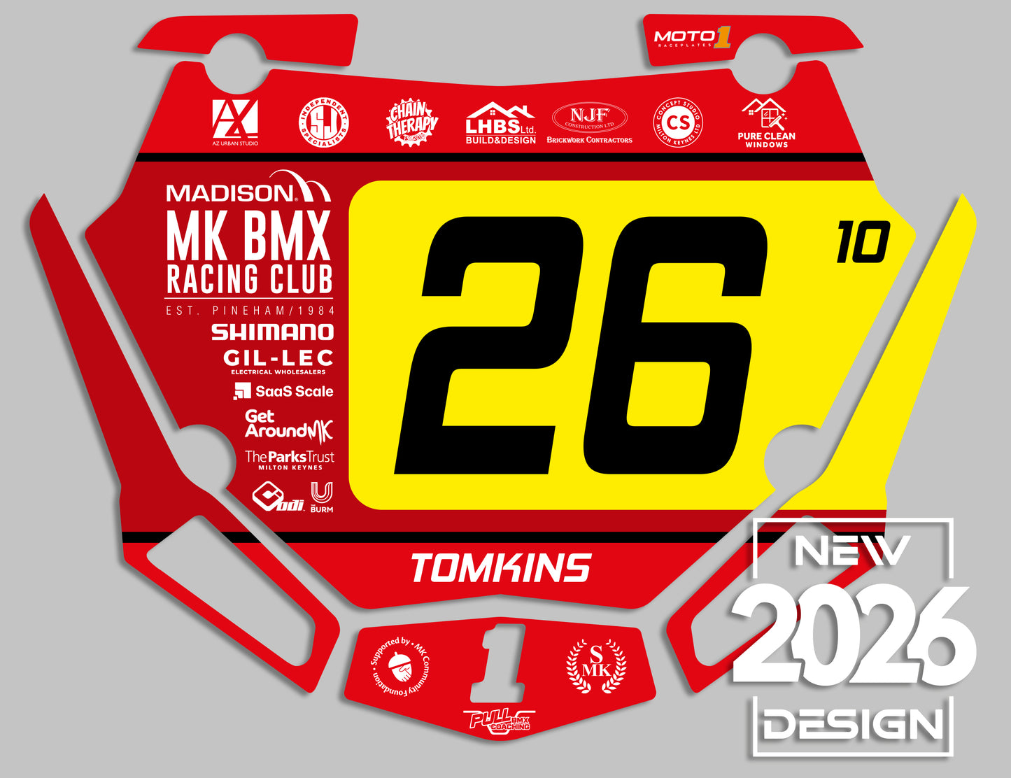 Milton Keynes BMX Club - Official Club Plate 2026