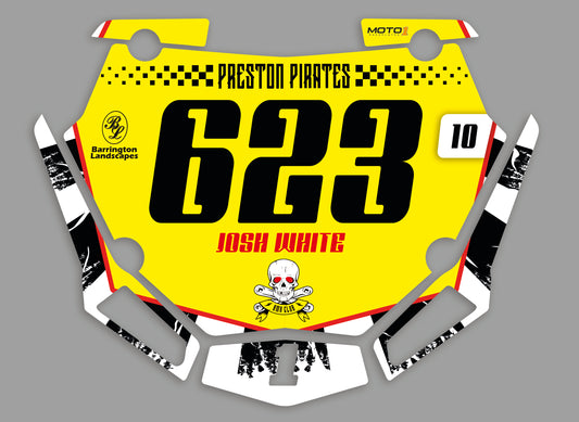 Preston Pirates BMX Club - Official Club Plate 2026