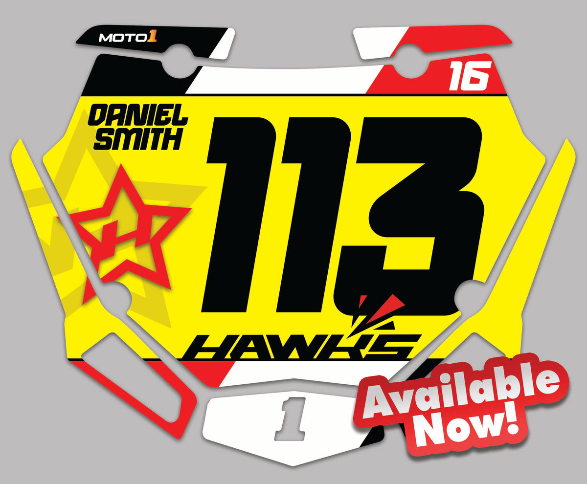 Monster Racing Plate Design Club Design Plate pack – Moto1 BMX Raceplates